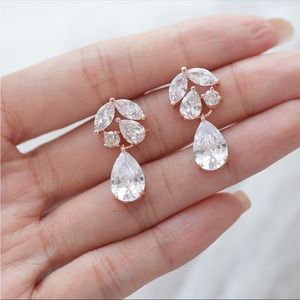 Circular Style AAA Cubic Zirconia Stud